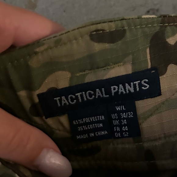 CAMO TACTICAL PANTS - Picture 2 of 2